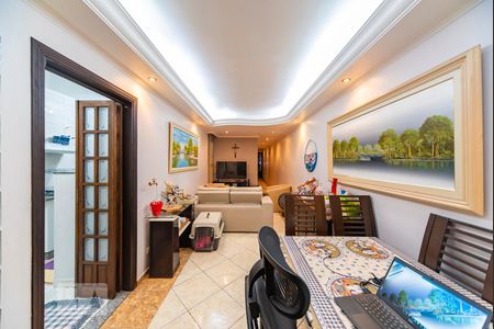 Sala de apartamento à venda com 3 quartos, 84m² em Campestre, Santo André