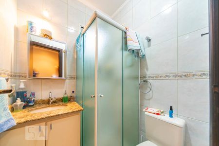 Banheiro  de apartamento à venda com 3 quartos, 84m² em Campestre, Santo André