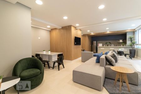 Studio para alugar com 25m², 1 quarto e sem vaga Studio para alugar com 25m², 1 quarto e sem vagaSalão de festas