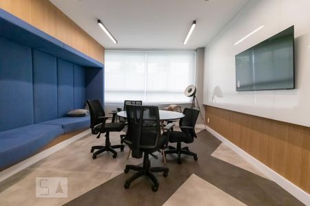 Home office de kitnet/studio para alugar com 1 quarto, 25m² em Pinheiros, São Paulo