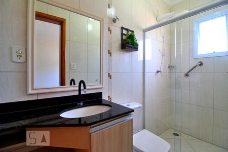 Banheiro da Suíte de apartamento à venda com 2 quartos, 54m² em Parque Oratório, Santo André