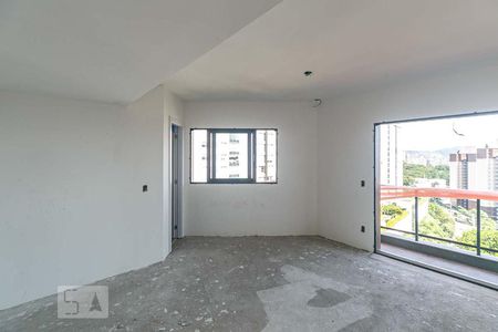 Sala/Cozinha de apartamento à venda com 1 quarto, 40m² em Petrópolis, Porto Alegre