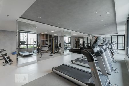 Studio para alugar com 35m², 1 quarto e 1 vaga Studio para alugar com 35m², 1 quarto e 1 vagaAcademia