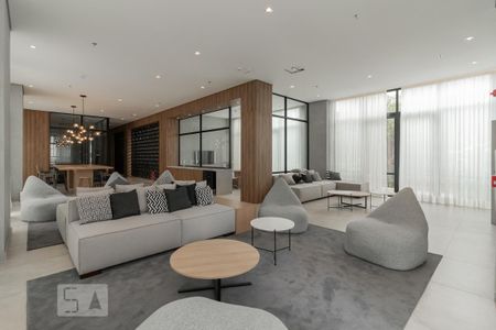 Studio para alugar com 35m², 1 quarto e 1 vaga Studio para alugar com 35m², 1 quarto e 1 vagaHall de Entrada/Coworking