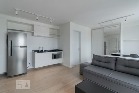 Sala/Quarto/Cozinha de kitnet/studio para alugar com 1 quarto, 35m² em Mirandópolis, São Paulo