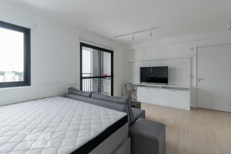 Sala/Quarto/Cozinha de kitnet/studio para alugar com 1 quarto, 35m² em Mirandópolis, São Paulo