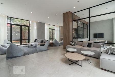 Studio para alugar com 35m², 1 quarto e 1 vaga Studio para alugar com 35m², 1 quarto e 1 vagaHall de Entrada/Coworking
