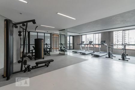 Studio para alugar com 35m², 1 quarto e 1 vaga Studio para alugar com 35m², 1 quarto e 1 vagaAcademia