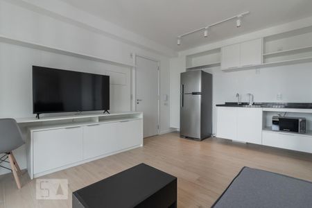 Sala/Cozinha de kitnet/studio para alugar com 1 quarto, 35m² em Mirandópolis, São Paulo
