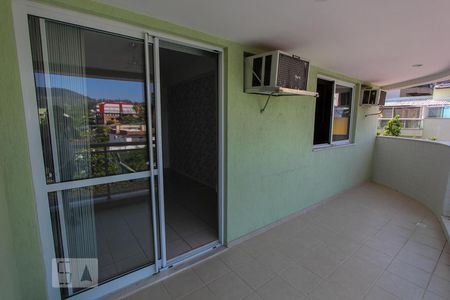 Varanda da Sala de apartamento à venda com 3 quartos, 92m² em Jacarepaguá, Rio de Janeiro