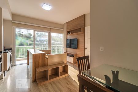 Sala de apartamento para alugar com 1 quarto, 50m² em Tamboré, Santana de Parnaíba