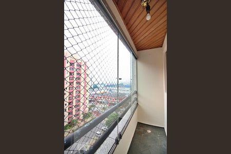 Varanda da Sala  de apartamento para alugar com 3 quartos, 74m² em Planalto, São Bernardo do Campo