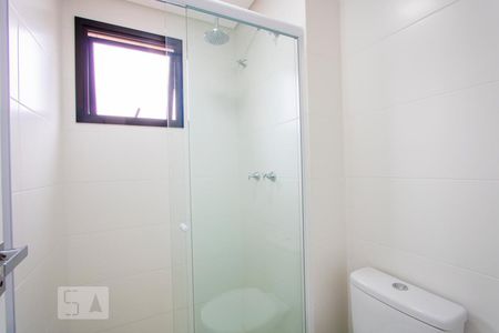 Banheiro de apartamento à venda com 1 quarto, 43m² em Campestre, Santo André