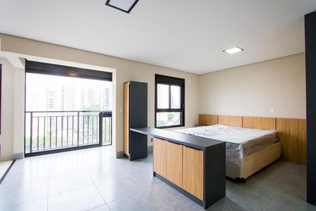 Sala/Quarto de apartamento à venda com 1 quarto, 43m² em Campestre, Santo André