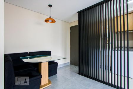 Detalhe do quarto de apartamento à venda com 1 quarto, 43m² em Campestre, Santo André