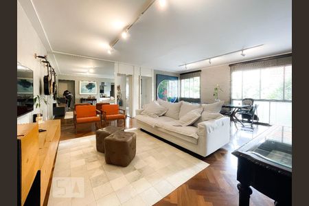 Sala de Estar de apartamento à venda com 2 quartos, 105m² em Jardim Paulista, São Paulo
