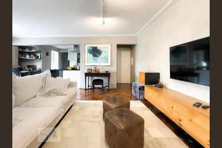 Sala de Estar de apartamento à venda com 2 quartos, 105m² em Jardim Paulista, São Paulo