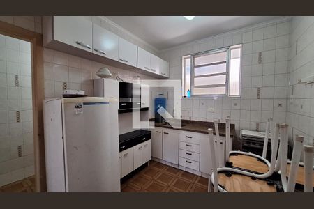 Sala/cozinha de apartamento para alugar com 2 quartos, 54m² em Guilhermina, Praia Grande