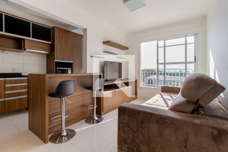 Sala de apartamento para alugar com 2 quartos, 53m² em Campo Comprido, Curitiba