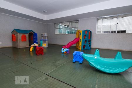 Área Comum - Brinquedoteca de apartamento para alugar com 3 quartos, 105m² em Barra Funda, Guarujá
