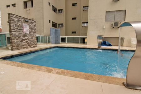 Área Comum - Piscina de apartamento para alugar com 3 quartos, 105m² em Barra Funda, Guarujá