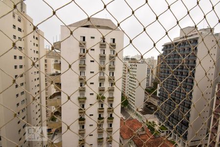 Vista da Varanda de apartamento para alugar com 3 quartos, 105m² em Barra Funda, Guarujá