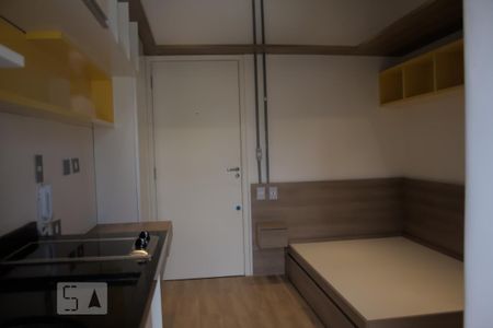 Quarto / Cozinha de kitnet/studio para alugar com 1 quarto, 12m² em Campos Elíseos, São Paulo