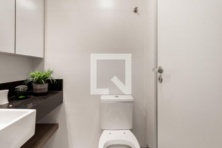 Banheiro de kitnet/studio à venda com 1 quarto, 30m² em Indianópolis, São Paulo