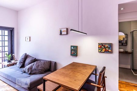 Sala de apartamento para alugar com 1 quarto, 105m² em Campos Elíseos, São Paulo