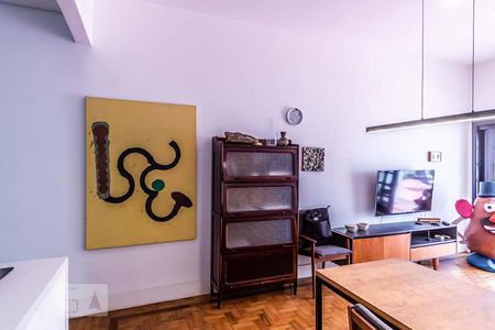 Sala de apartamento à venda com 1 quarto, 105m² em Campos Elíseos, São Paulo