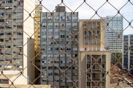Vista da Sala de kitnet/studio para alugar com 1 quarto, 30m² em Centro Histórico, Porto Alegre