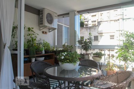Varanda da Sala de apartamento à venda com 3 quartos, 180m² em Leblon, Rio de Janeiro