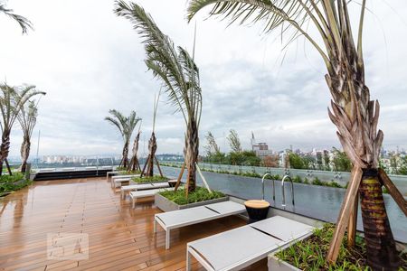 Studio para alugar com 35m², 1 quarto e 1 vagaPiscina