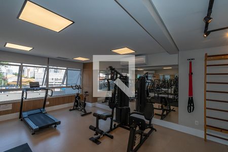 Apartamento para alugar com 35m², 1 quarto e 1 vaga Apartamento para alugar com 35m², 1 quarto e 1 vagaÁrea comum - Academia