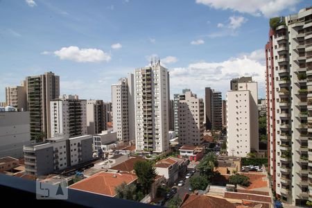 Vista da varanda (lado esquerdo) de apartamento para alugar com 1 quarto, 55m² em Centro, Ribeirão Preto