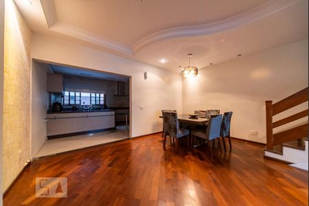 Sala de Jantar de casa à venda com 4 quartos, 340m² em Vila Scarpelli, Santo André