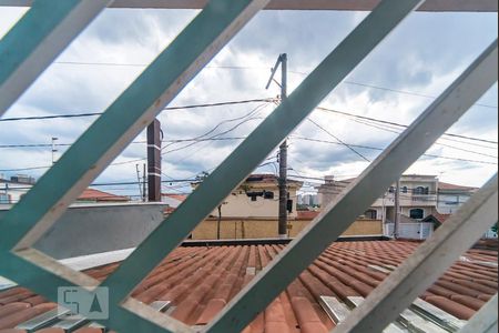 Vista da Sala de casa à venda com 4 quartos, 340m² em Vila Scarpelli, Santo André