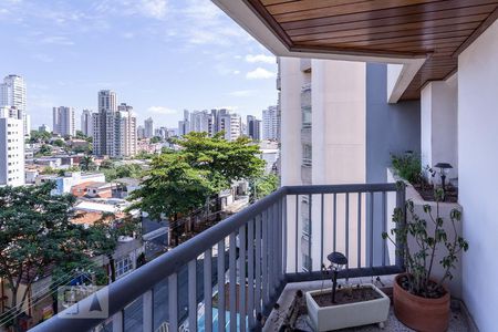 Varanda Sala de apartamento para alugar com 3 quartos, 101m² em Vila Anglo Brasileira, São Paulo