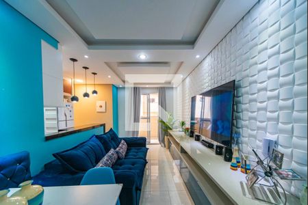 Sala de apartamento para alugar com 2 quartos, 49m² em Vila Joao Ramalho, Santo André