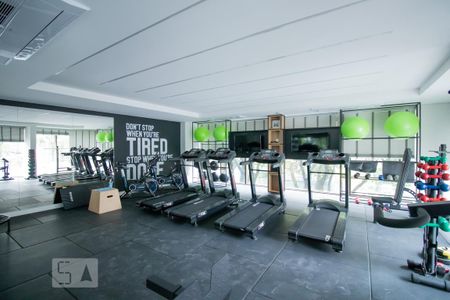 Studio para alugar com 29m², 1 quarto e sem vaga Studio para alugar com 29m², 1 quarto e sem vagaÁrea comum - Academia