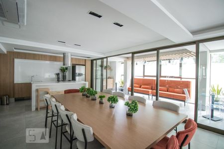 Studio para alugar com 29m², 1 quarto e sem vaga Studio para alugar com 29m², 1 quarto e sem vagaÁrea comum - Salão de festas
