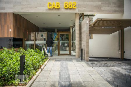 Studio para alugar com 29m², 1 quarto e sem vaga Studio para alugar com 29m², 1 quarto e sem vagaFachada