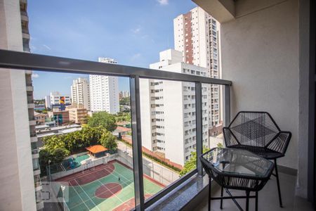 Varanda de kitnet/studio para alugar com 1 quarto, 29m² em Vila Clementino, São Paulo