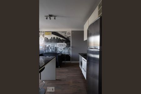 Cozinha de kitnet/studio para alugar com 1 quarto, 37m² em Alto da Glória, Curitiba