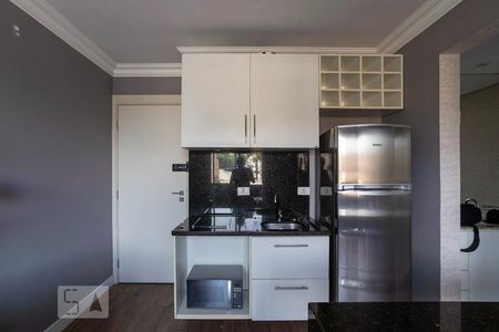 Cozinha de kitnet/studio para alugar com 1 quarto, 37m² em Alto da Glória, Curitiba