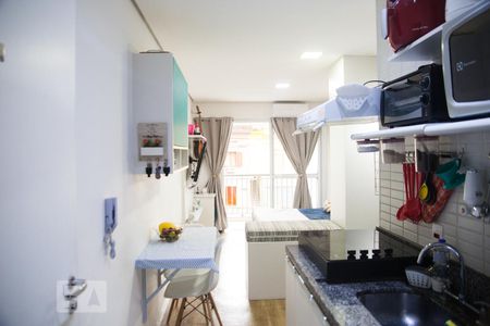 Sala/Cozinha de kitnet/studio à venda com 1 quarto, 28m² em Bela Vista, São Paulo
