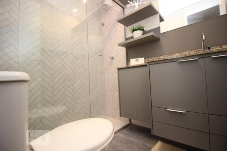 Banheiro da Suíte de apartamento para alugar com 2 quartos, 55m² em Sul (águas Claras), Brasília