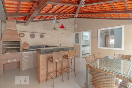 Casa de condomínio para alugar com 92m², 3 quartos e 2 vagasChurrasqueira