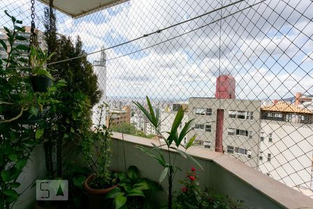 Varanda de apartamento à venda com 3 quartos, 85m² em Sion, Belo Horizonte