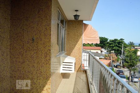 Sala de estar - Varanda de apartamento à venda com 3 quartos, 87m² em Moneró, Rio de Janeiro
